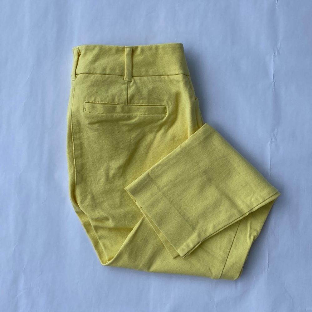 New York & Company Yellow Work Pants- Size 0